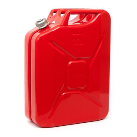20 litre red screw jerrycan