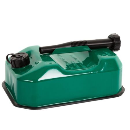 5 Litre Rhino Fuel Can in Green for sale.