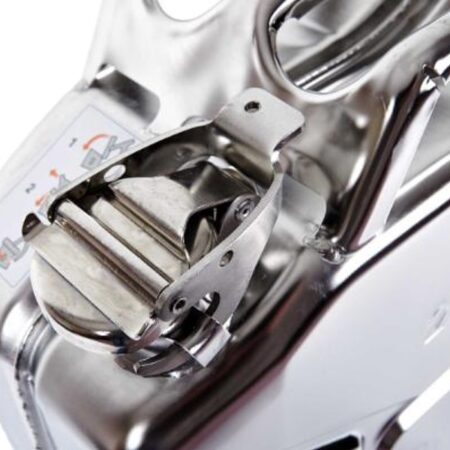 20 Litre Stainless Steel Fuel Can with bayonet clip