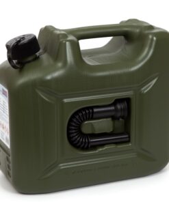 10 litre pro khaki plastic fuel can for sale