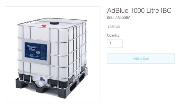 10 Litre Empty AdBlue Containers