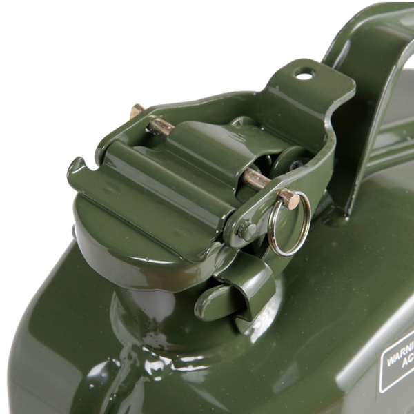 Jerry can 5L metal green with magnetic screw cap UN- & TüV/GS-approved -  PAT Europe