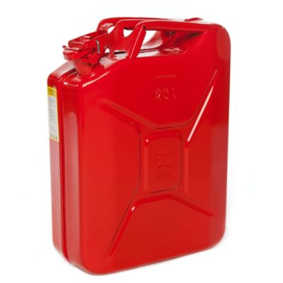 20 Litre Steel Site Jerry Can (Non-Wavian) - Red