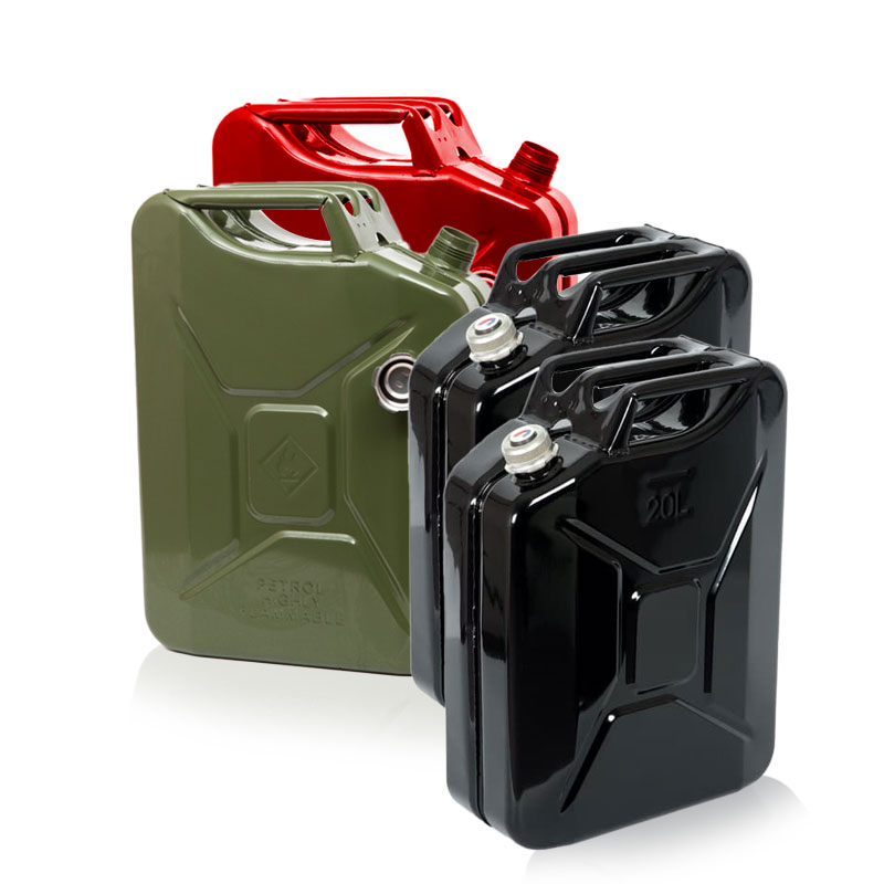 Quality fuel cans with screw top lids