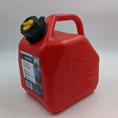 5 Litre Scepter Fuel Can for sale uk -3/4 view