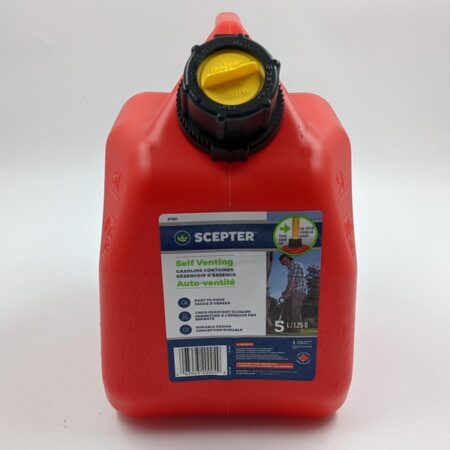 5 Litre Scepter Fuel Can for sale uk - front view