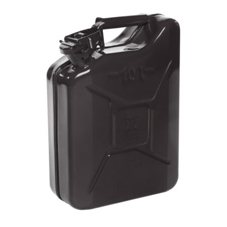10 Litre Steel Site Can (Non-Wavian) - Black