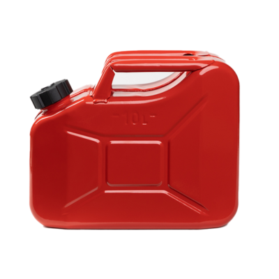 10 Litre Screw Top Jerry Can - Red