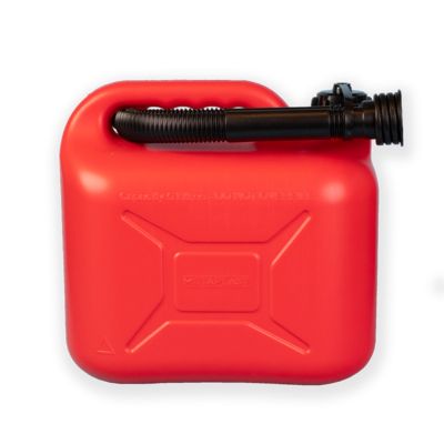 5 Litre Plastic 'Boot' Fuel Can - Red