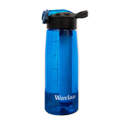 Wavian Water Bottle 650ml with Filter - Blue