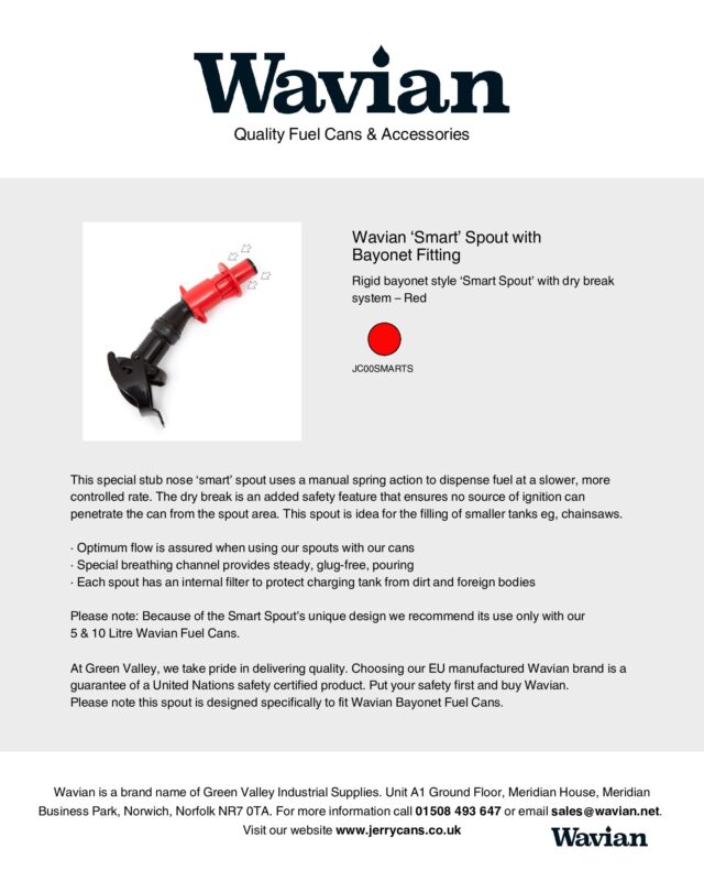 Wavian Quality Fuel Cans & Accessories