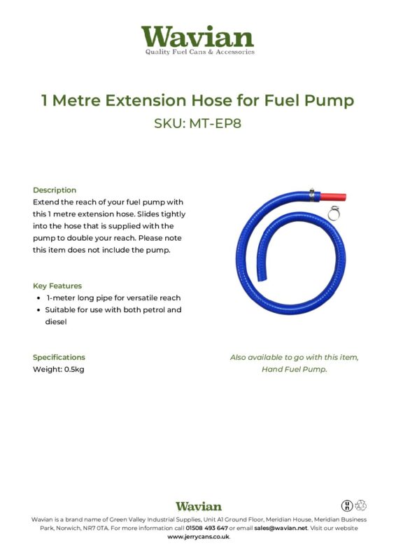Wavian Quality Fuel Cans & Accessories