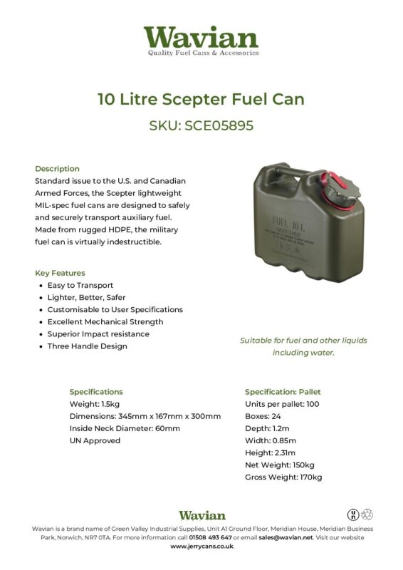 Wavian Quality Fuel Cans & Accessories