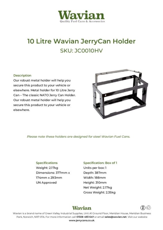 Wavian Quality Fuel Cans & Accessories