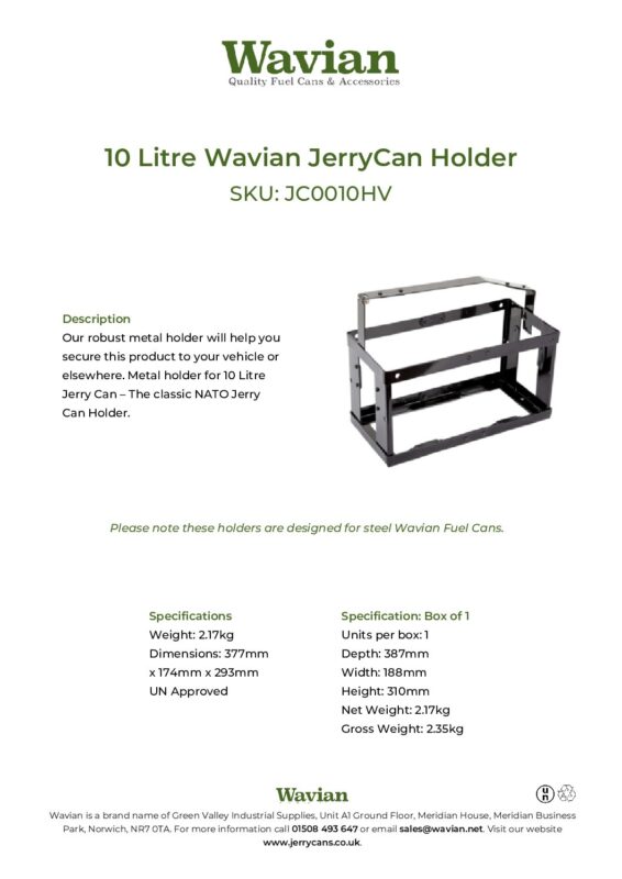 Wavian Quality Fuel Cans & Accessories