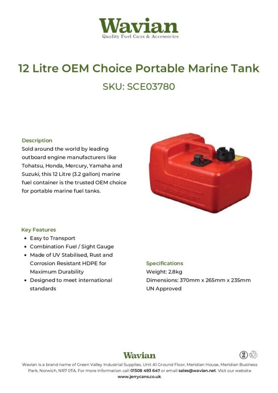 Wavian Quality Fuel Cans & Accessories