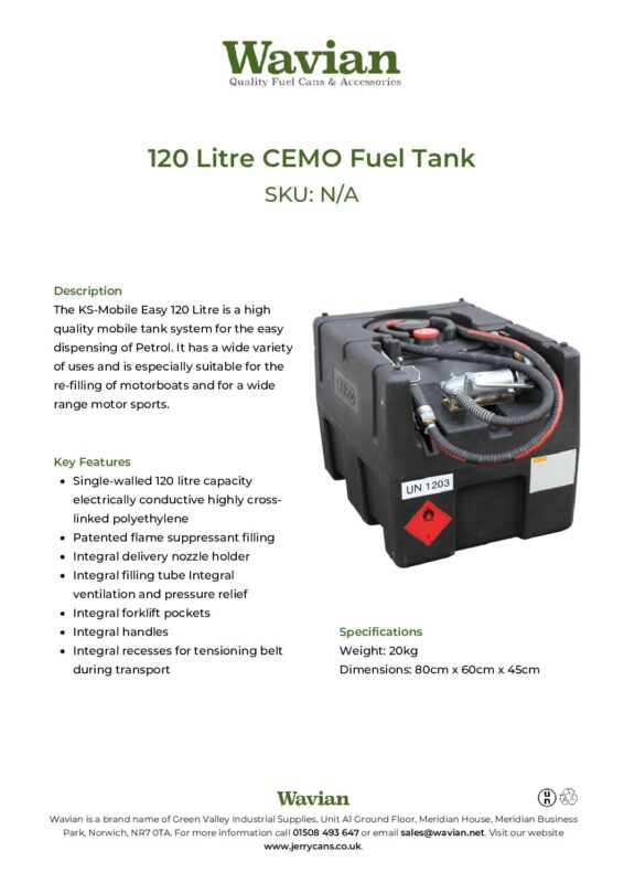 Wavian Quality Fuel Cans & Accessories