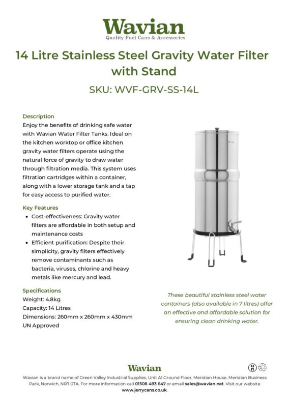 Wavian Quality Fuel Cans & Accessories