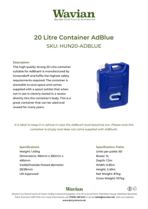 Wavian Quality Fuel Cans & Accessories