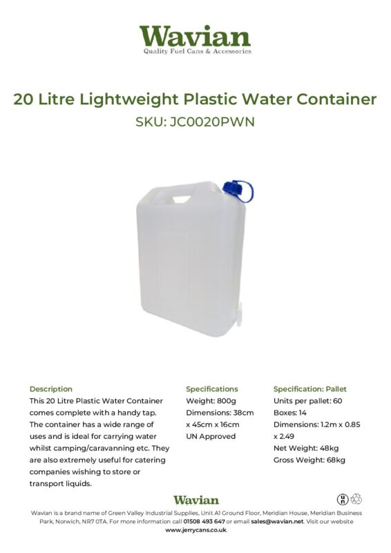 Wavian Quality Fuel Cans & Accessories