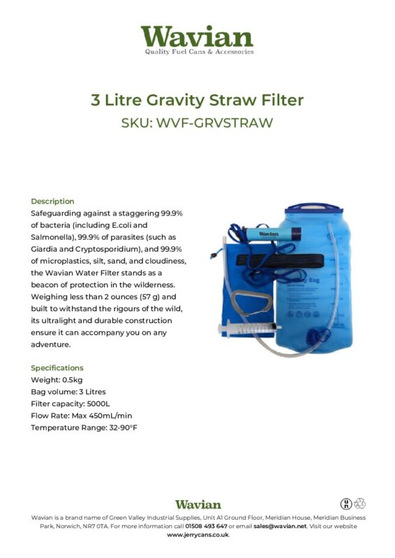 Wavian Quality Fuel Cans & Accessories