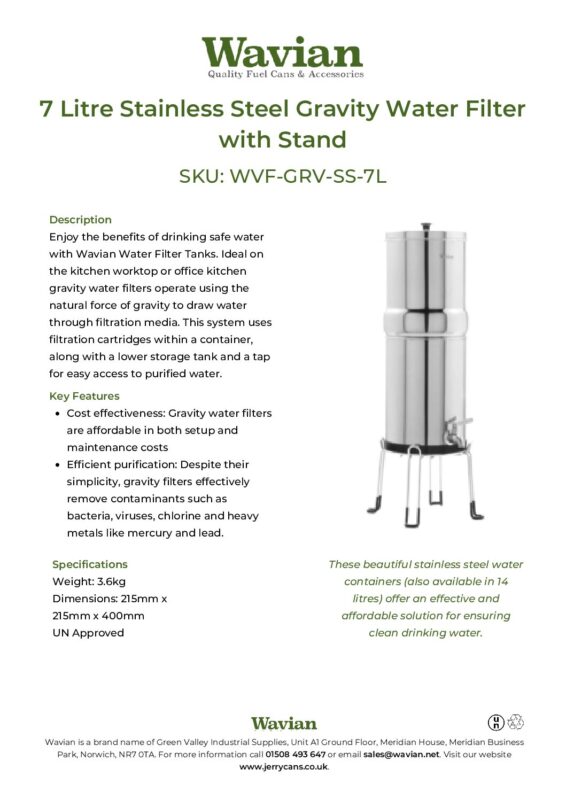 Wavian Quality Fuel Cans & Accessories