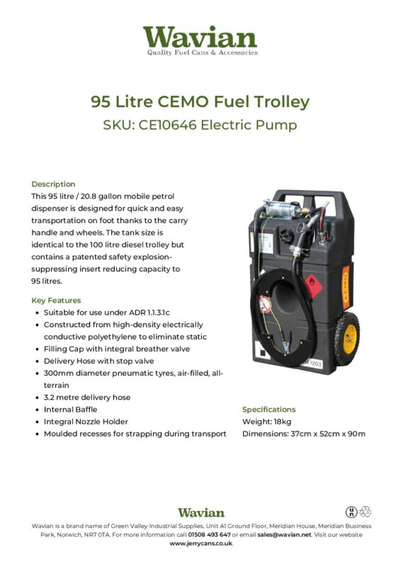 Wavian Quality Fuel Cans & Accessories