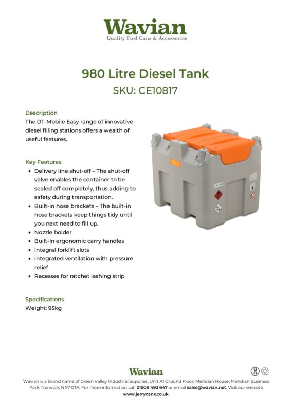 Wavian Quality Fuel Cans & Accessories