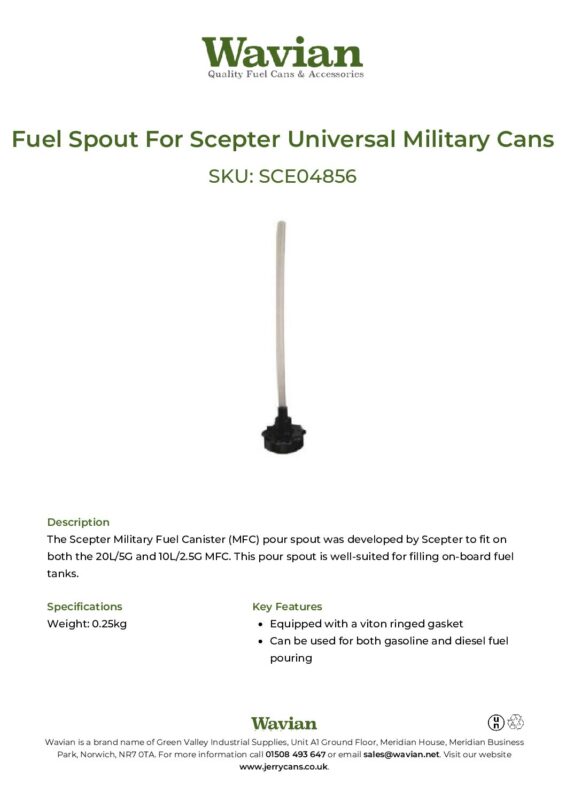 Wavian Quality Fuel Cans & Accessories