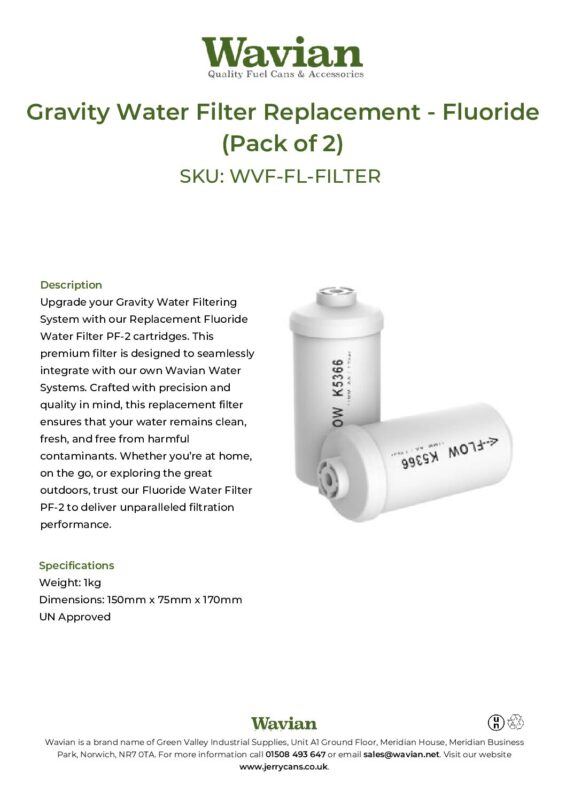Wavian Quality Fuel Cans & Accessories