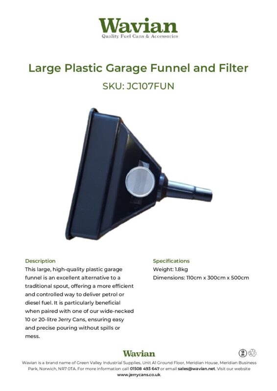 Wavian Quality Fuel Cans & Accessories