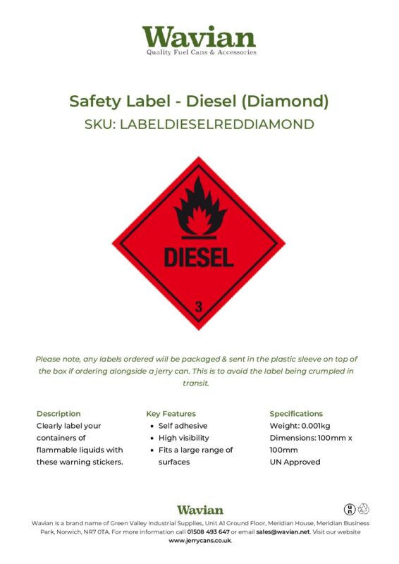 Wavian Quality Fuel Cans & Accessories