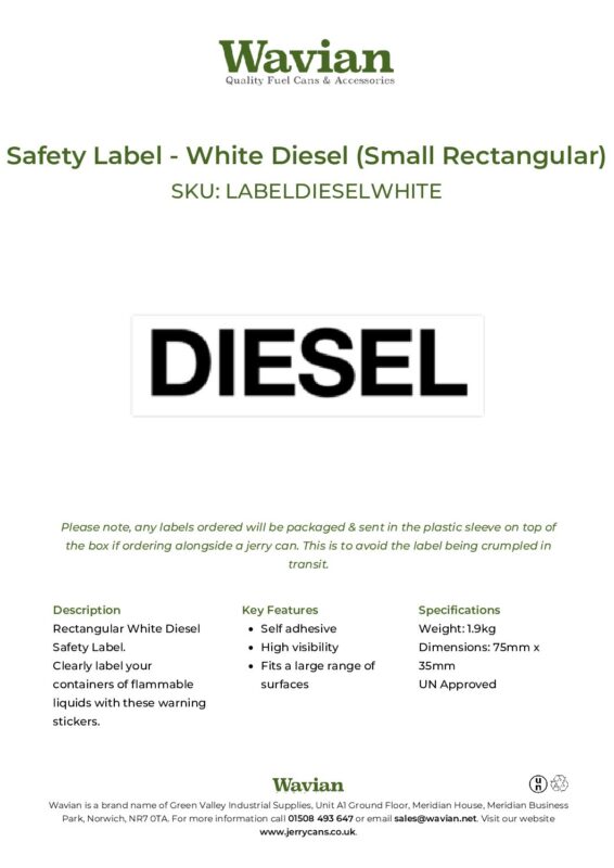 Wavian Quality Fuel Cans & Accessories