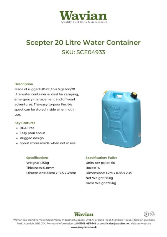 Wavian Quality Fuel Cans & Accessories