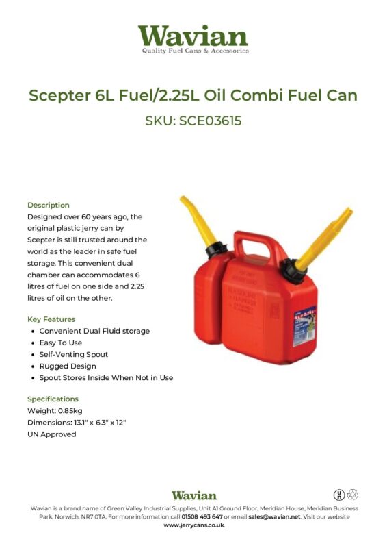 Wavian Quality Fuel Cans & Accessories
