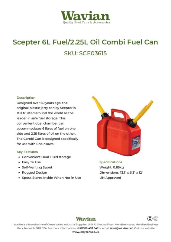 Wavian Quality Fuel Cans & Accessories