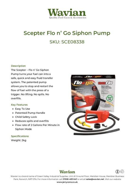 Wavian Quality Fuel Cans & Accessories