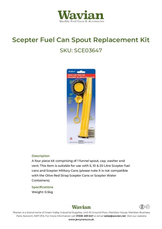 Wavian Quality Fuel Cans & Accessories