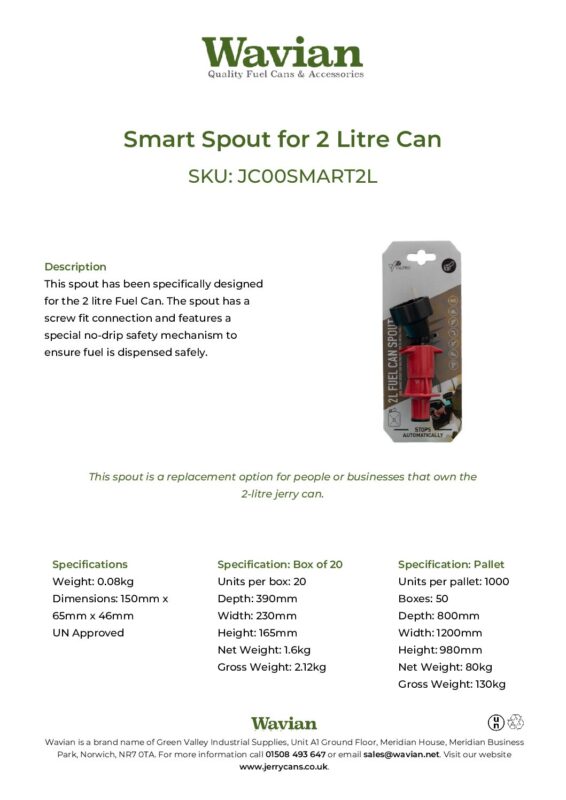 Wavian Quality Fuel Cans & Accessories