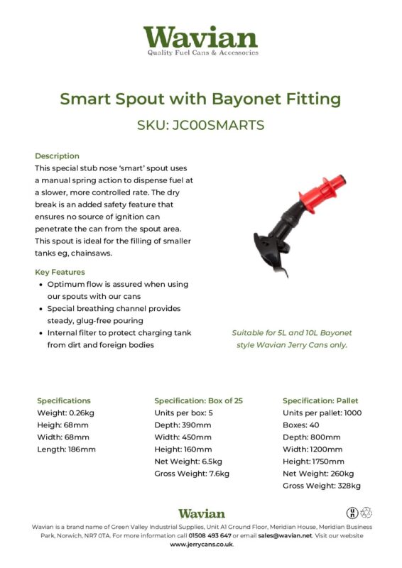 Wavian Quality Fuel Cans & Accessories