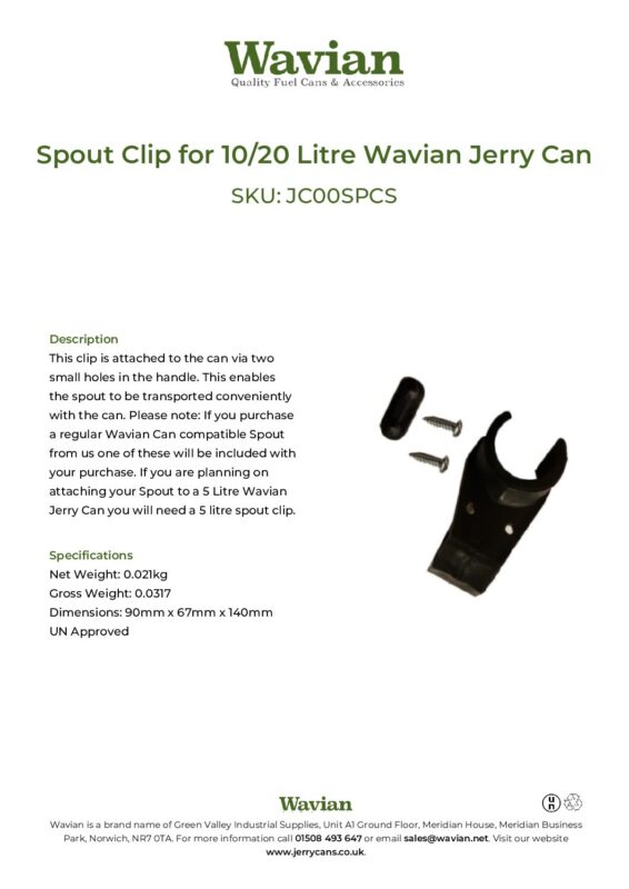 Wavian Quality Fuel Cans & Accessories