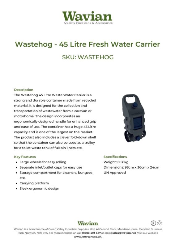 Wavian Quality Fuel Cans & Accessories