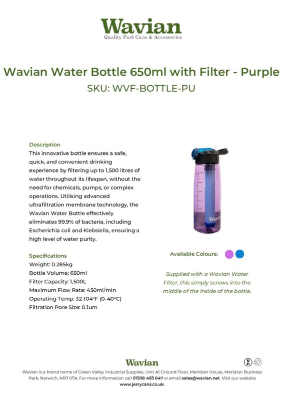 Wavian Quality Fuel Cans & Accessories