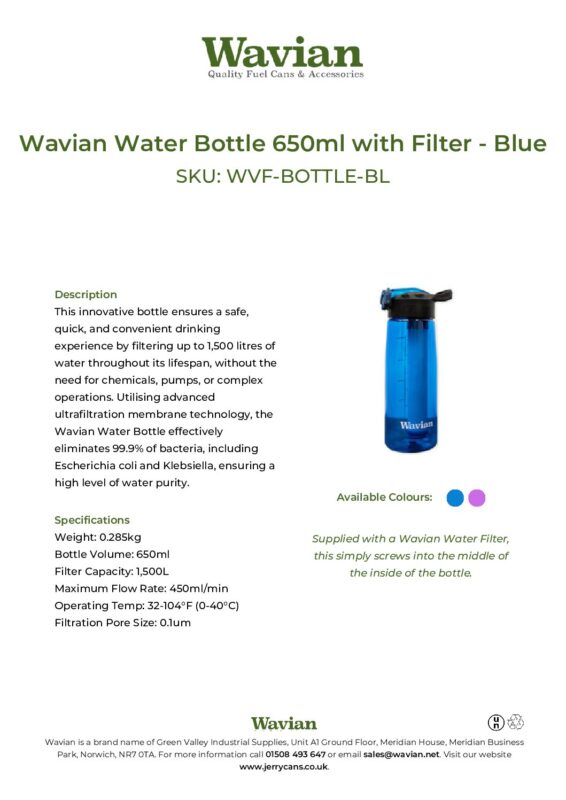 Wavian Quality Fuel Cans & Accessories