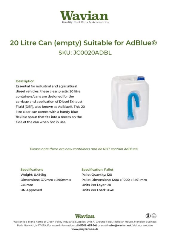 Wavian Quality Fuel Cans & Accessories