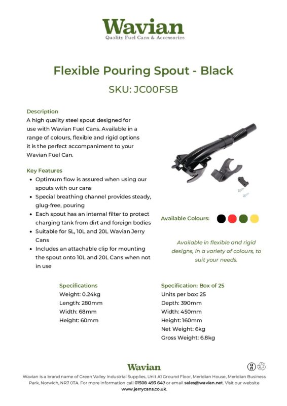 Wavian Quality Fuel Cans & Accessories