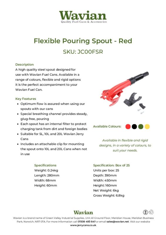 Wavian Quality Fuel Cans & Accessories