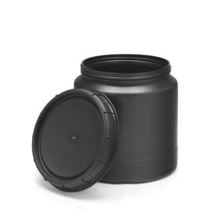 40 Litre Wide Mouth Barrel - Black