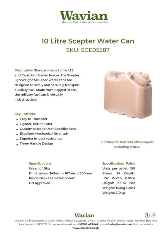 Wavian Quality Fuel Cans & Accessories